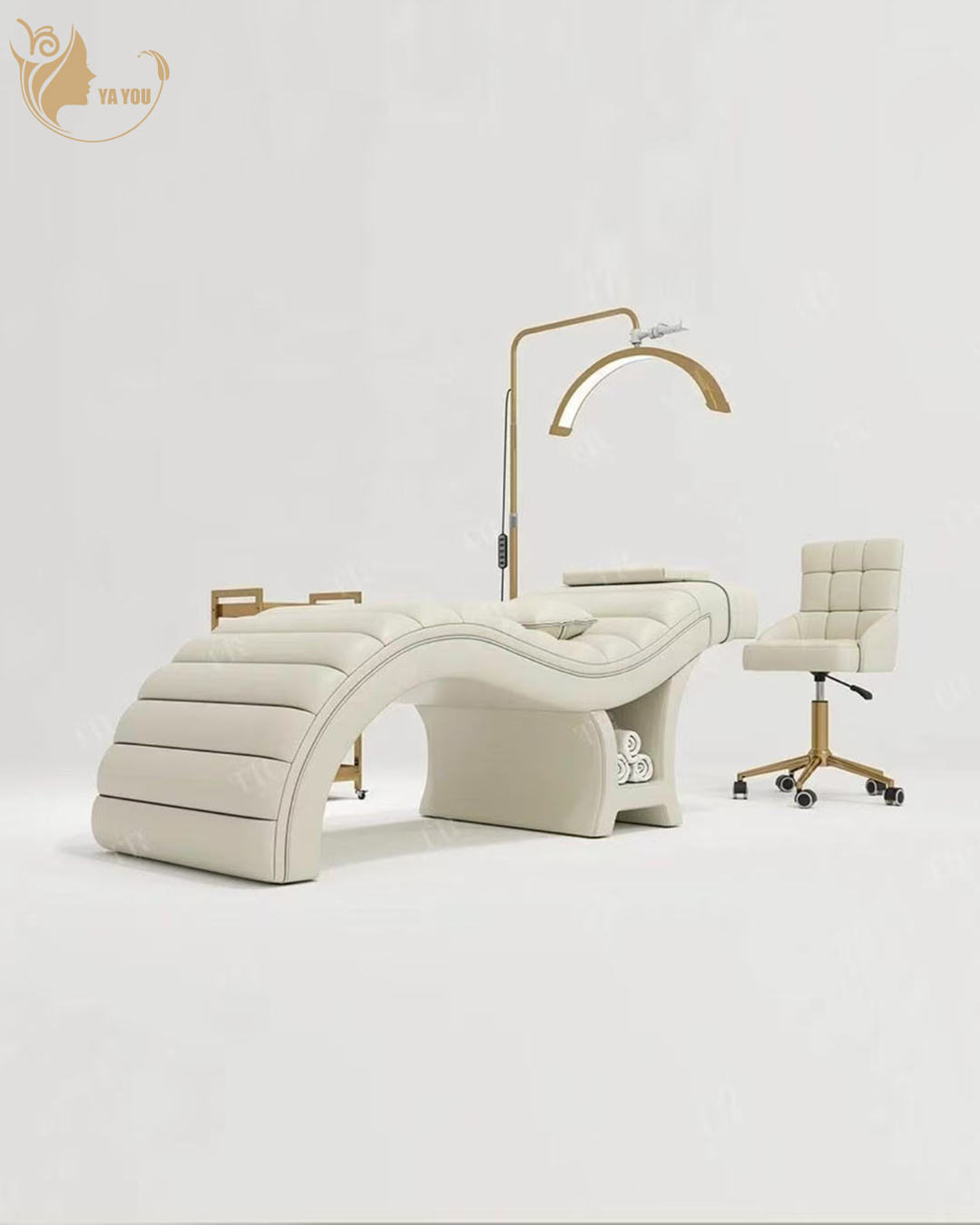 Beauty salon special spa beauty bed S-shaped eyelash beds