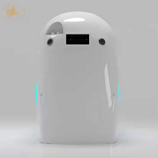 Yayou Futuristic Automatic Shampoo Bed with LED Accent Lighting and Adjustable Massage