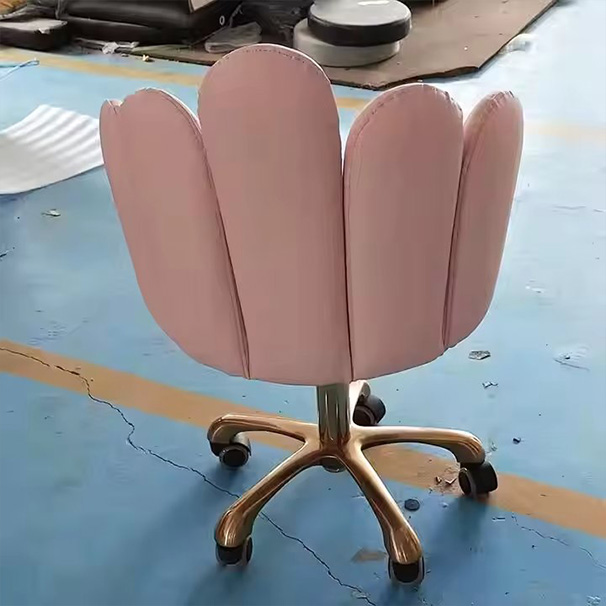 Hot Pink Adjustable Leather or Fabric Technician Stool Chair Beauty Salon Furniture Equipment Chair Stool