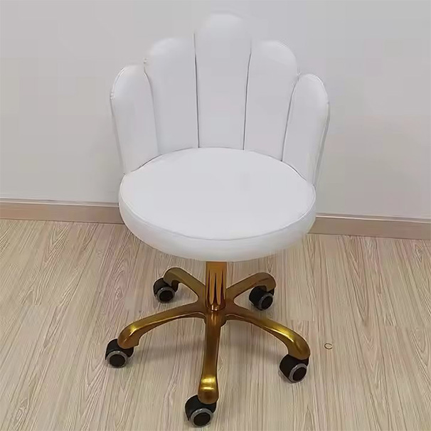 Hot Pink Adjustable Leather or Fabric Technician Stool Chair Beauty Salon Furniture Equipment Chair Stool