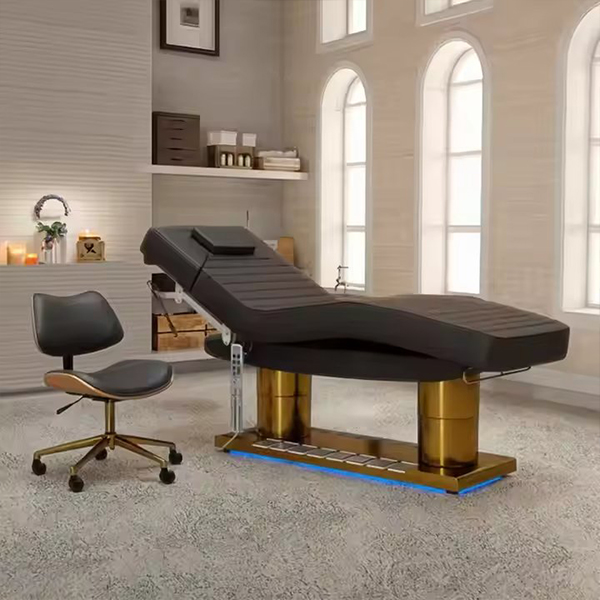 Contemporary Leather Massage Table Massage Tables and Beds Electric Adjustable Bed Ayurveda Massage Bed