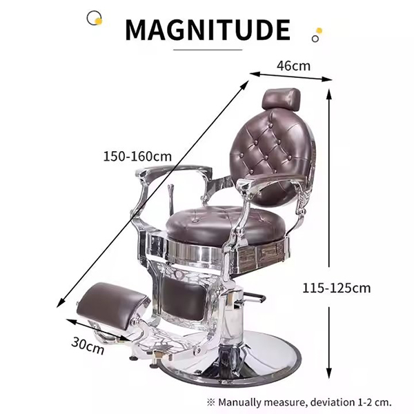 Antique Style Beauty Hair Salon Furniture Barber Chair Hydraulic Reclining Hair Dresser Chair