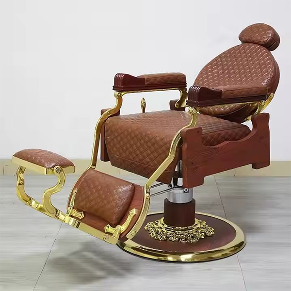 Brow Pump Handle Shampoo Massage Turkey Black Gold Swivel Styling Rem pink Purple Modern Barber Shop Furniture Set Barber Chair