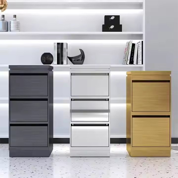 Luxury Modern Gold Hair Saloon Tools Cart 3 Drawer Stainless Steel Salon Trolley for Beauty Salon With Storage